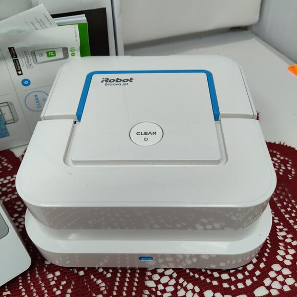 iRobot Braava Jet 240 Mopping Robot + Battery & Charger Untested Extras! - Picture 2 of 16